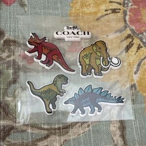 Coach dinosaur Sticker sheet - Rexy, Steggy, Tricky & Woolly !